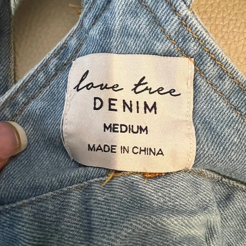 Love Tree Light Blue Denim Overalls - Picture 7 of 7